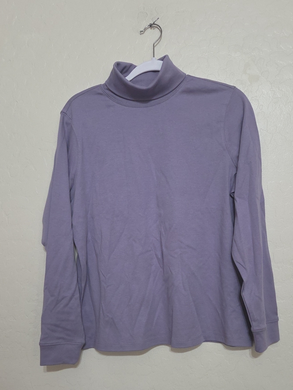L.L.Bean Soft Lavender Turtleneck